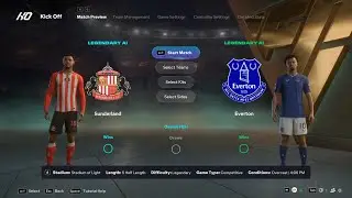 Sunderland vs Everton | Premier League | EA FC 26 | Simulation