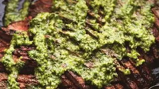 Flank Steak With Chimichurri Sauce
