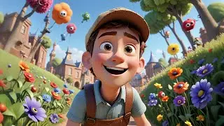 The Wind Blows My Hat Away | Playful Nursery Rhyme | Kids Songs and Baby Learning