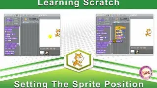 Изучаем Scratch: Установка положения спрайта