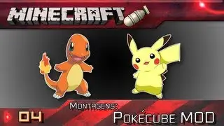 ► Minecraft Montagens - Pok&eacute;cube MOD - Wild Pikachu vs Charmander