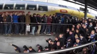 Ankunft am Bremer Hauptbahnhof Saison 16/17