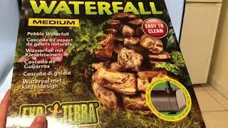 Exo Terra Pebble Waterfall Unit Medium Includes Pump | Online Pet Supplies | Petco Direct