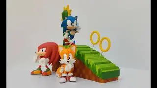 SONIC Diorama #2 (First 4 Figures + Kidrobot)