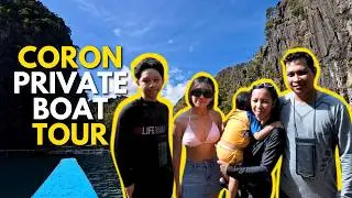 $181 CORON PRIVATE BOAT TOUR FAMILY TRAVEL ADVENTURES TO CORON PALAWAN TRAVEL VIDEO WITH EXPENSES!