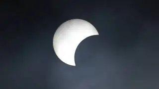 Partial Solar Eclipse as seen in Israel June 21 2020