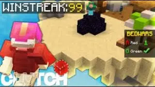Hypixel 5 Winstreak Challenge #shortslive #viral #mrbeast #gaming