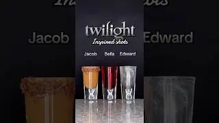 Twilight Inspired Shots 🌙 #shots #cocktails #twilight