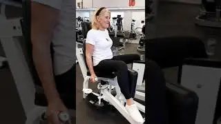 Training woth Roy McLean, concentratedon legs today
