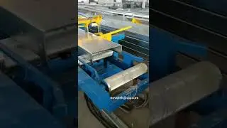 500mm C Purlin Roll Forming Machine with Automatic Stacking Machine #rollformingmachine