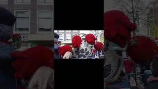 Netherlands Flower Parade - A moving Garden of Colors | #shorts #nature #mickeytravelvlog #travel