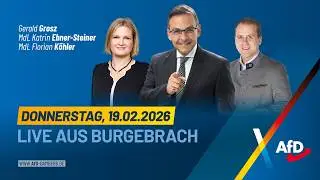 Gerald Grosz live aus Burgebrach!