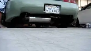 MR2 Single Exit Fujitsubo Exhaust Test (5SFTE)