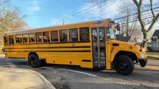 Middle School Buses leaving for PM route