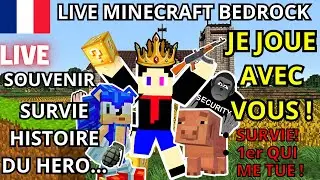 PREMIER QUI ME TUE LOL + SERVE PTI LIVE MINECRAFT BEDROCK AVEC VOUS ( CROSS PLATEFORME )