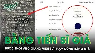 Buộc thôi việc giảng viên Trường ĐH Sư phạm Hà Nội 2 dùng bằng giả, bị đục tên khỏi bia tiến sĩ