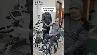 Rehabilitation through technology. #rehab #paraplegic #physiotherapy #physio #relief