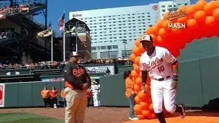 BOS@BAL: Orioles introduced on Opening Day