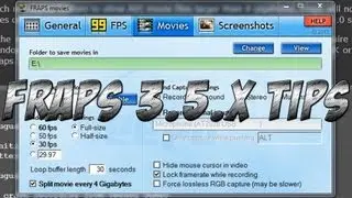 Fraps 3.5.x Tips & Information - Vegas4Gamers