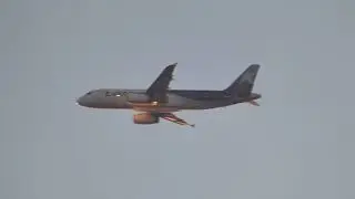LATAM Airbus A320 [CC-BAD] departing from La Serena (Lumix FZ80)