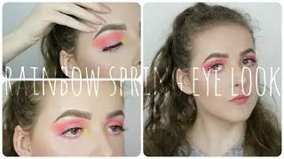 DRUGSTORE RAINBOW SPRING EYE LOOK