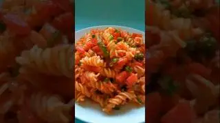 Evening Snacks time # Spiral pasta recipe # Indian style #