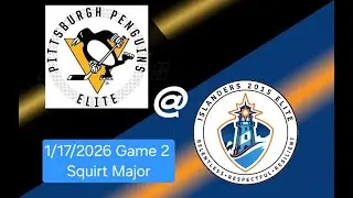 1/17 Pens Elite Game 2 @  Islanders  Hockey Club 2015 Live !!