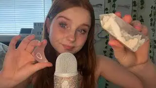 ASMR mystery crystal unboxing | clicky whispers, tapping ♡