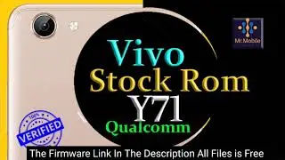 Vivo Y71 Latest Firmware Flash File Stock Rom 100% Tasted Rom