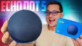 Echo Dot de 5&ordf; GERA&Ccedil;&Atilde;O &eacute; o COMPLET&Atilde;O! Sensor de TEMPERATURA e V&Aacute;RIAS novidades! Review!