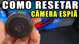 COMO RESETAR A MINI C&Acirc;MERA A9 HD IOT ! Como configurar c&acirc;mera espi&atilde;