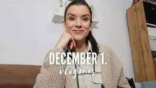 első VLOGMAS | most vagy soha | adventi koszorú | kenyérsütés | laza vasárnap
