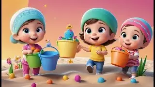 Toy Buckets Go Scoop Scoop Scoop | Nursery Rhyme for Kids | Baby Songs | Kids Music