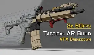 Tactical AR 3D Modeling VFX Breakdown - 21:9 Ultrawide 60FPS