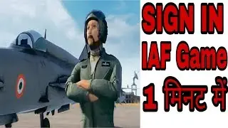 Indian Air Force game sign in kaise Kare | How to sign in Iaf game!
