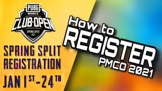 How to Register In PMCO 2021 (Spring Split) | Full Details About Matches And Registration | Lord