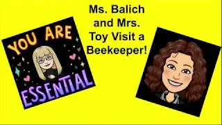 Ms. Balich and Mrs. Toy visit a beekeeper!