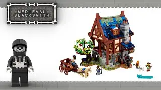 Lego Ideas 21325 Medieval Blacksmith Średniowieczna Kuźnia RECENZJA