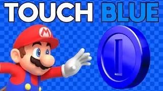 How Fast can you Touch BLUE in Every Mario Game?