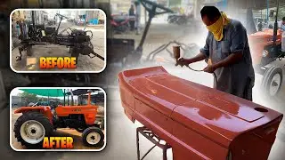 Amazing Mechanic Use His Engineering Methods For Repairing A Old Tractor