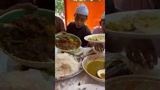 Eating Village Wedding food in Bangladesh #reels #reelsfb #reelsviral #shorts