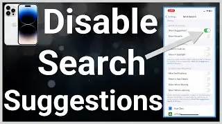 How To Turn Off Search Suggestions On iPhone