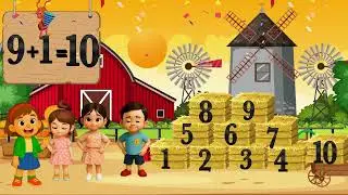 Learn Math On The Farm For Kids | Adding Numbers for Kids| Agcademy