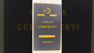 Давайте рассмотрим документ &mdash; заграничный паспорт Турецкой Республики образца 1933&ndash;1938 годов.