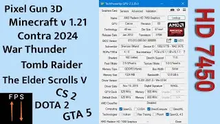 HD 7450 OEM офисная видеокарта для игр? 🧐 fps