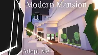 Adopt Me! Modern Mansion - Tour and Full Speed Build - Cozy Forest