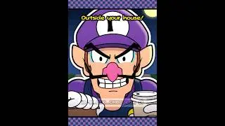 Waluigi's Unhealthy Obsession 😈 (Super Mario Animation Meme) #mario #supermario #animation