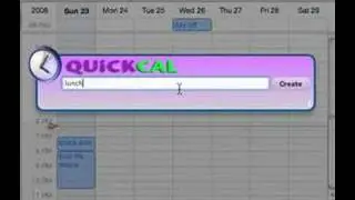 Quick Cal - Mac OS iCal Widget