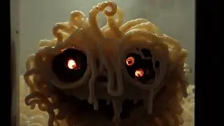 Flying Spaghetti Monster AI Creature