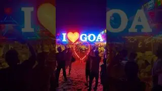 Goa beach night view | calangute beach #shorts #youtubeshorts #goa #calangute #beach #night #view